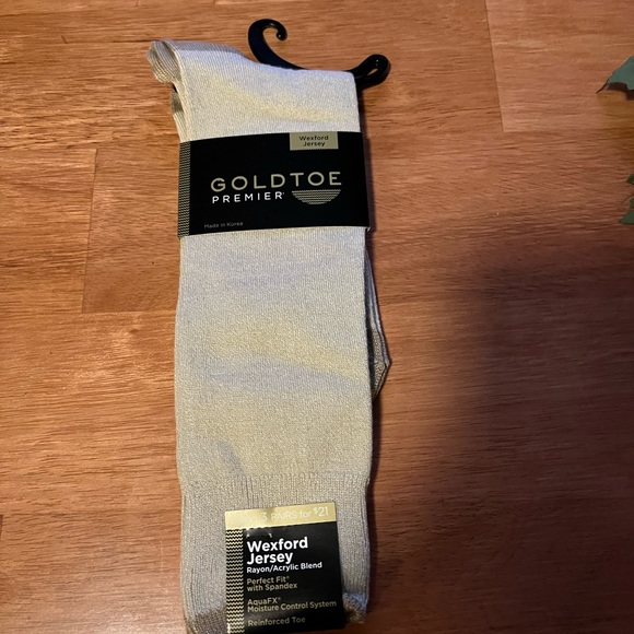 Gold toe Premier tan Wexford Jersey socks - Picture 1 of 2